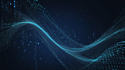 Gleaming Digital Waves, A Dynamic Representation of Data Flow and Connectivity