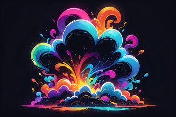 Color Burst Explosion: Abstract Design for Energetic Visuals.

An abstract explosion of color, this vibrant design is perfect for projects that need an energetic visual kick, from dynamic branding 