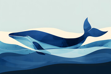 
Imagine
2d




Blue whale aesthetics minimalism Scandinavian nature-inspired illustration
