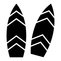   Surf Board glyph icon