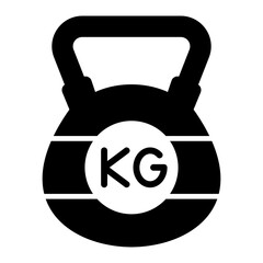   Kettlebell glyph icon
