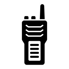 Obraz premium Walkie Talkie glyph icon