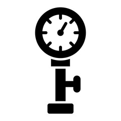   Pressure Meter glyph icon