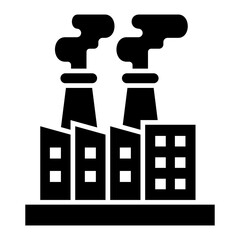   Air Pollution glyph icon