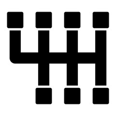   Gearshift glyph icon