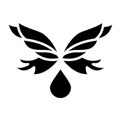   Water Wings glyph icon