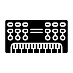   MIDI Programming glyph icon
