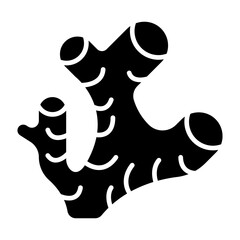   Ginger glyph icon