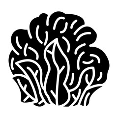   Cauliflower glyph icon