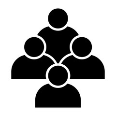   Participation glyph icon