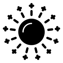 Positivity Rays glyph icon