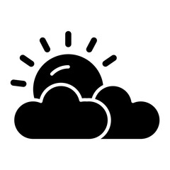 Sunny Achievements glyph icon