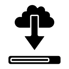 download glyph icon