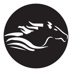 horse animal icon symbol illustration