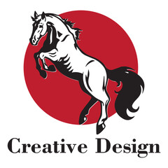 horse animal icon symbol illustration