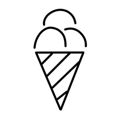 set of ice cream icons