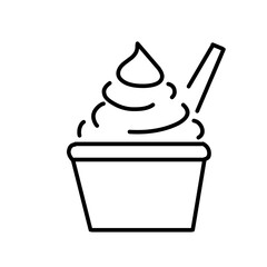 set of ice cream icons