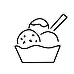 set of ice cream icons