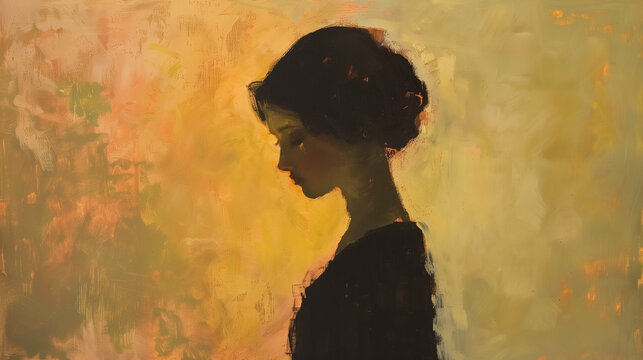 Sad, grief, funeral, disappointment, heartbroken with empty space for writing