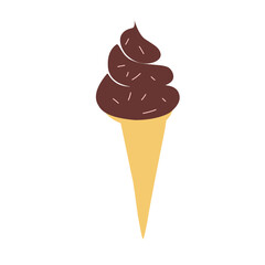 ice cream icon. Vector illustration