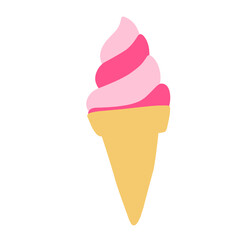ice cream icon. Vector illustration