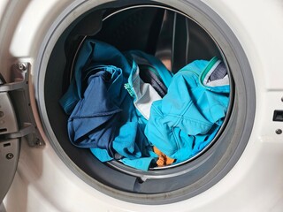 Overflowing clothes Washing machine broke down