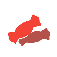 icon ice cream and piece of cake vector