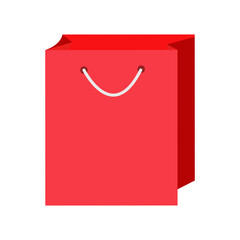 Red Shopping Bag Icon