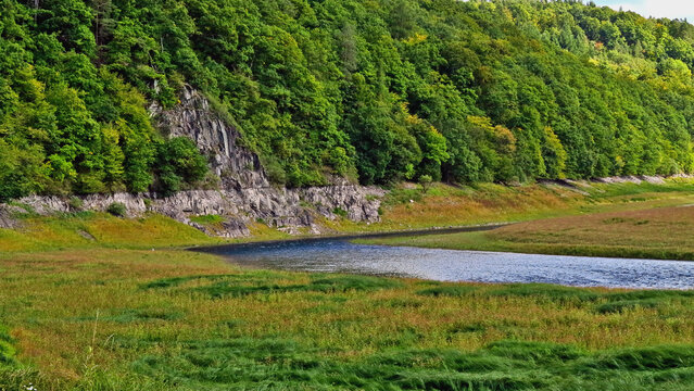Lake Eder without Water in  Summer of 2015