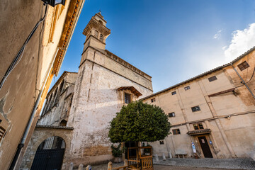 a beautiful convent de Santa Clara in Palma de Mallorca, Spain - 767859561