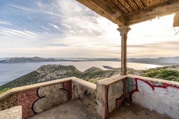 view of Formentor from awesome viewpoint, Mallorca, Spain