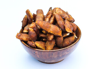 Tamarind in a wooden bowl 