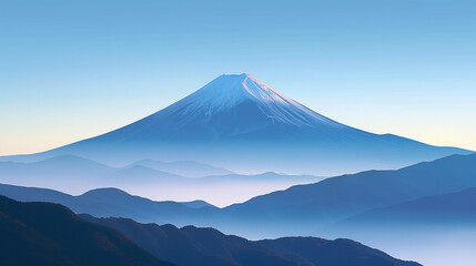 Panoramic mountain views , Beautiful mountain nature