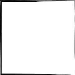 Obraz premium Square frames brush strokes. Set of design elements