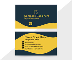 corporate  modern business card template.