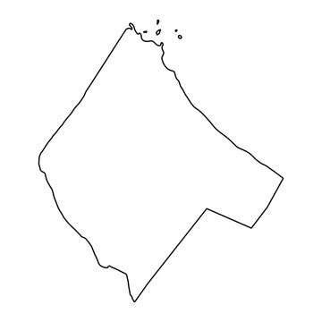 Awdal region map, administrative division of Somalia. Vector illustration.