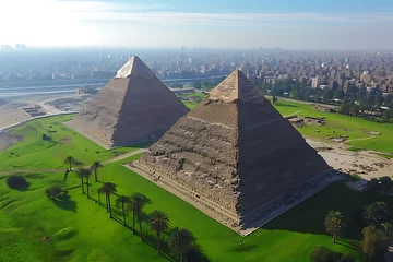 Foto op Canvas the pyramids of giza © Muhammad
