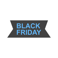 Black Friday Filled Blue & Black Icons