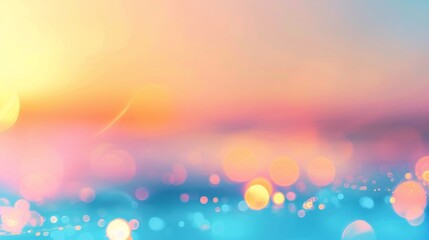 Soft, dreamy bokeh background in a pastel color palette, suggesting peaceful and festive moments.
