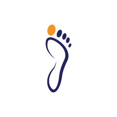 Foot palm logo icon