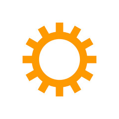 Sun linear graphic desifn