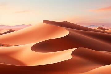 Fototapeta na wymiar Empty quarter desert dunes.
