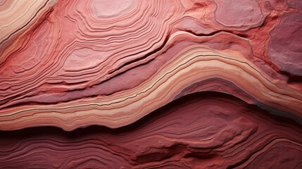 The multi-colored exposed sandstone rock and mineral layers. - obrazy, fototapety, plakaty