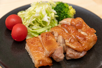 鶏もも肉の照り焼き