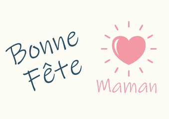 Carte Bonne Fête maman - 767887185