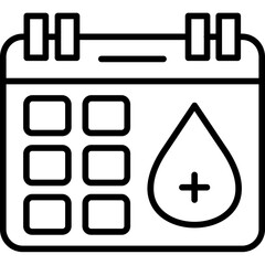 Fototapeta premium Blood Donation Icon