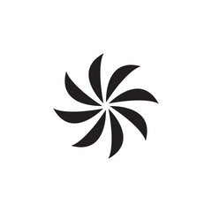 black and white flower