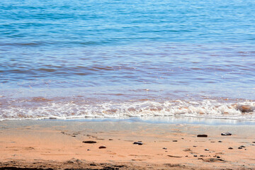 Hormoz island Colorful beach, Iran