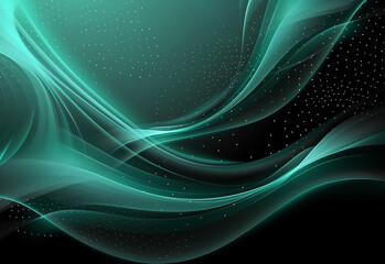 Animated background video with turquoise spiral wave pattern
