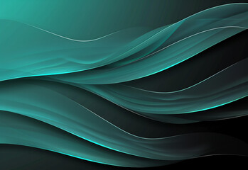 Animated background video with turquoise spiral wave pattern